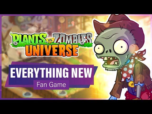 PLANTS VS ZOMBIES UNIVERSE - 20 New Plants, 2 New Worlds & UI Overhaul!! | PvZ Universe (v1.0.4)