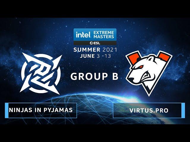 CS:GO - Virtus.pro vs. Ninjas in Pyjamas [Inferno] Map 2 - IEM Summer 2021 - Group B