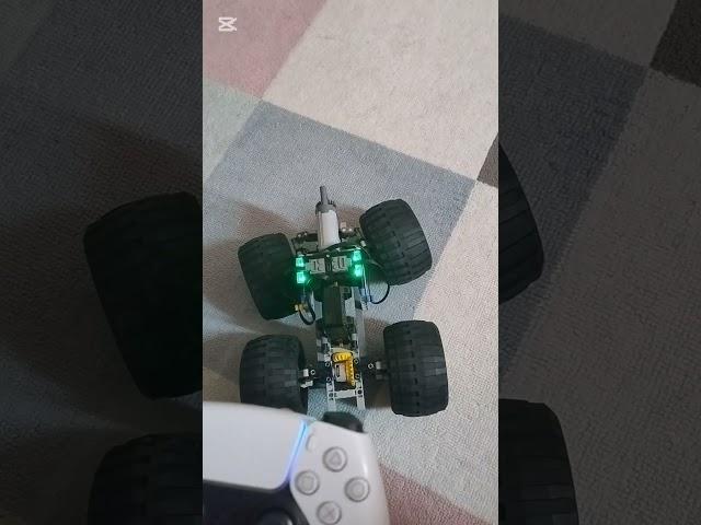 Lego Rc Car With Huge Wheels - Prototype