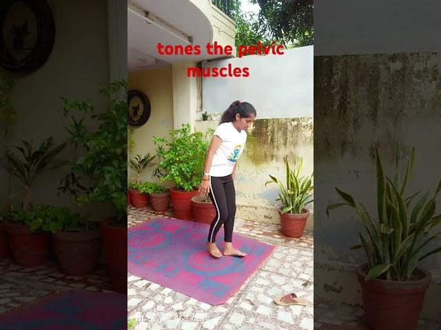 tones the pelvis muscles and sciatica nerves # practice #flexbility#shorts #yoga#pawarfullmotivation