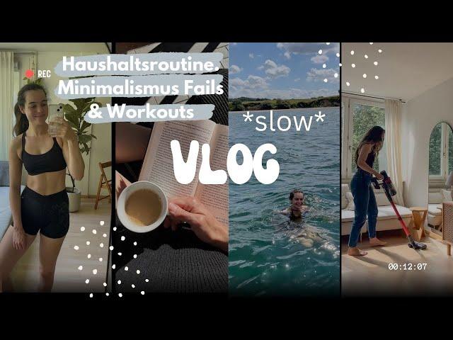 Vlog| Haushaltsroutine im Alltag, Workouts und Minimalismus Fails