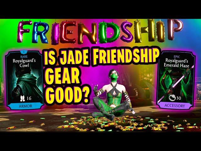 MK Mobile. Jade Friendship Review. Is New Krypt Gear Worth It?