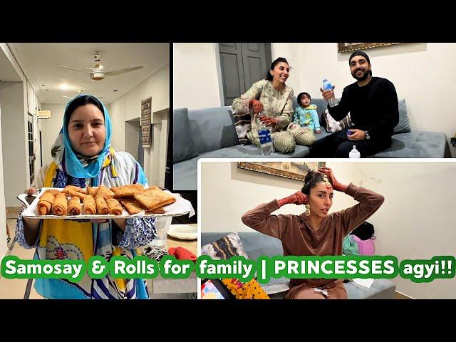 Samosay & Rolls for family | PRINCESSES agyi!!