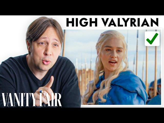 Game of Thrones Language Creator Reviews Valyrian and Dothraki Pronunciation | Vanity Fair