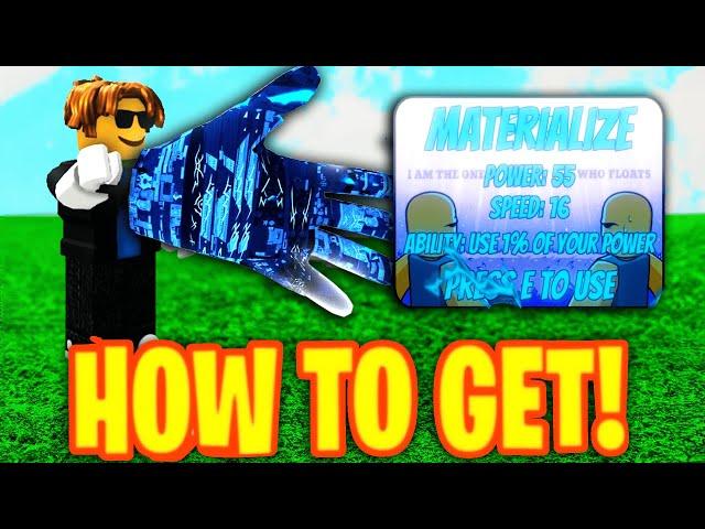 *NEW* HOW TO GET MATERIALIZE GLOVE In SLAP BATTLES & ORB OF HONOR BADGE + SHOWCASE! Roblox