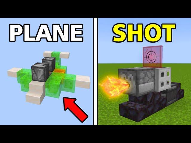 Minecraft: 20 Mini Redstone Build Hacks! (Easy)