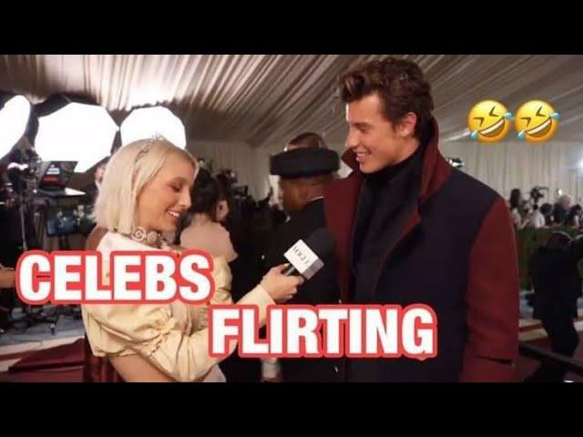 Celebs FLIRTING with interviewers! (Harry Styles, Timothee Chalamet, etc)