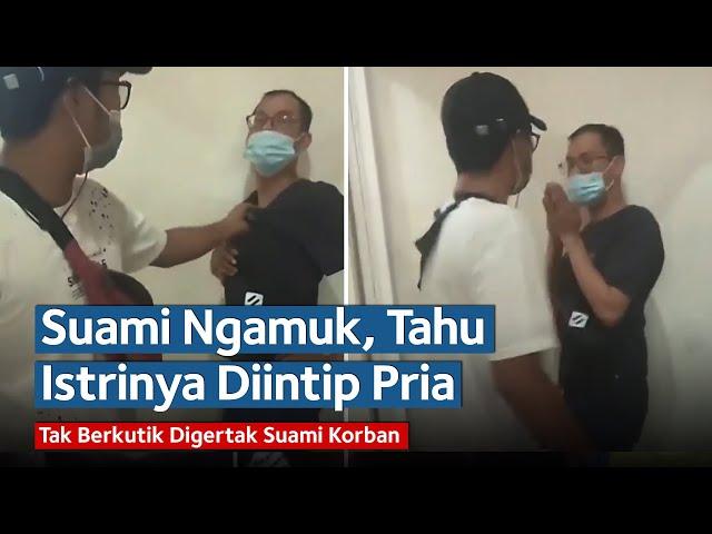 Viral Pria Kepergok Ngintip Perempuan di Toilet SPBU, Tak Berkutik Digertak Suami Korban