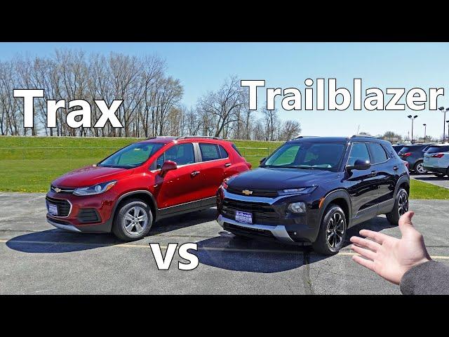 2021 Chevy Trailblazer LT vs 2020 Chevy Trax LT | Side by Side Comparison!