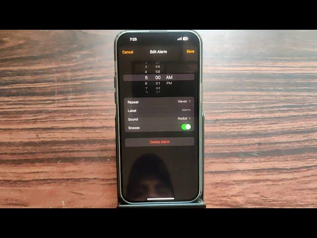 how to delete a alarm on iphone | iso settings Iphone 15 PRO MAX