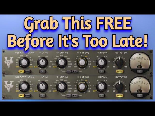 This Free Vintage Analog EQ Plugin Disappears Soon! (Grab It Before It's Gone)