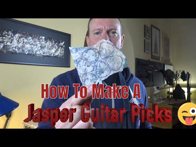 Lapidary 101 - How To polish Jasper / Agate Guitar Picks