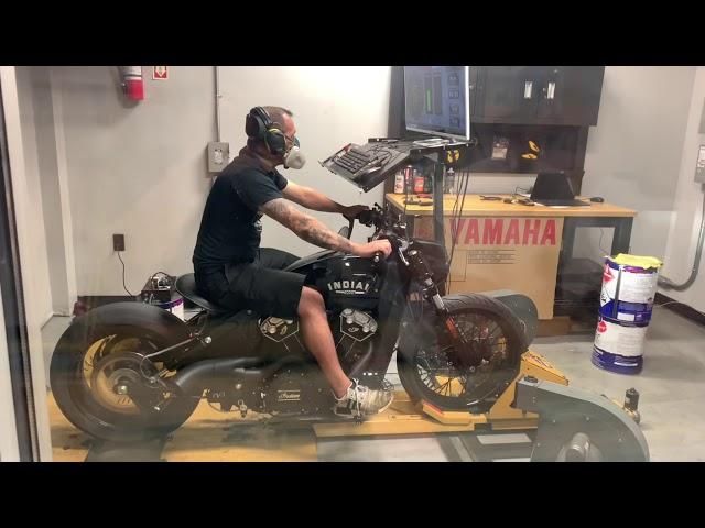 Indian scout bobber Dyno tuned - STAGE 1- Dirty bird concepts 2-1 exhaust