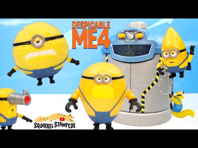 Despicable Me 4 Mega Minions Action Figures Transformation Chamber Collection Review