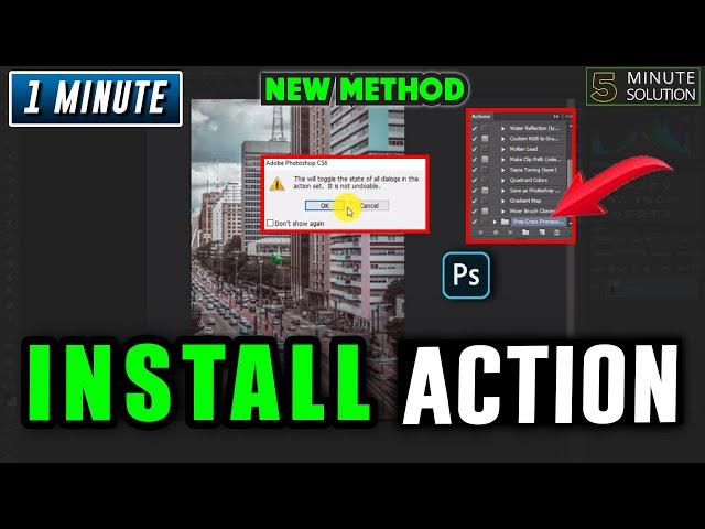 How to install photoshop actions 2024