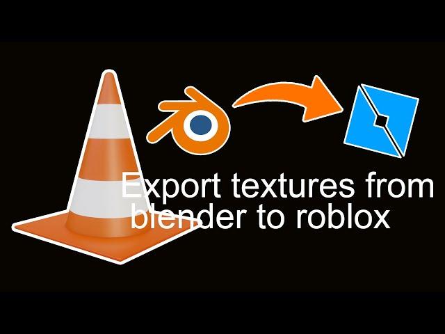 How to export textures from blender to roblox studio || Baking