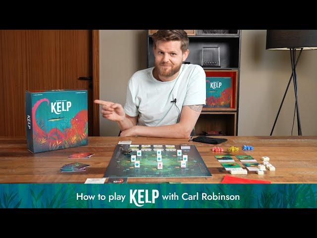 How to play Kelp - Shark vs Octopus | 2 player asymmetrical game | with designer Carl Robinson