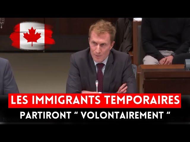 Le ministre de l'Immigration affirme que les immigrants temporaires partiront « volontairement »