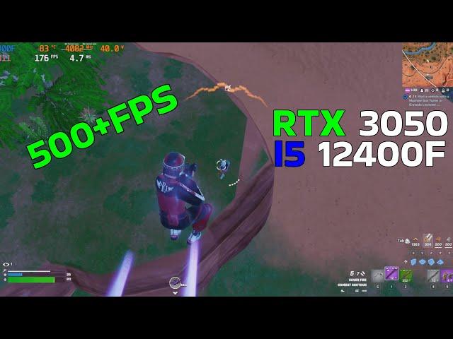 RTX 3050 + Intel I5 12400f | Fortnite Solo Arena | Perfomance Mode