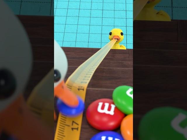 M&M'S IN MOUTH!#funny #duck #animation #comedy