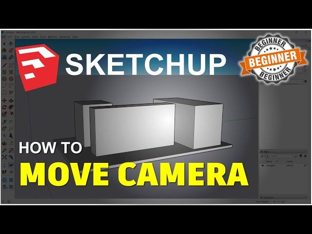 Sketchup How To Move Camera Tutorial