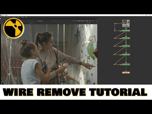 NUKE TUTORIAL  :-  Wire Remove