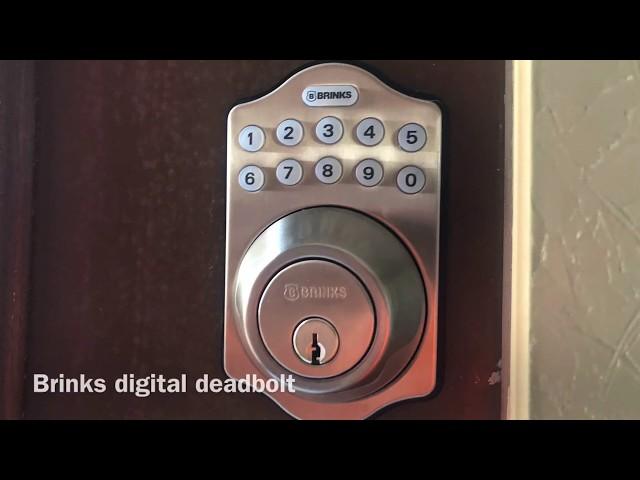 Brinks digital deadbolt programming setup help