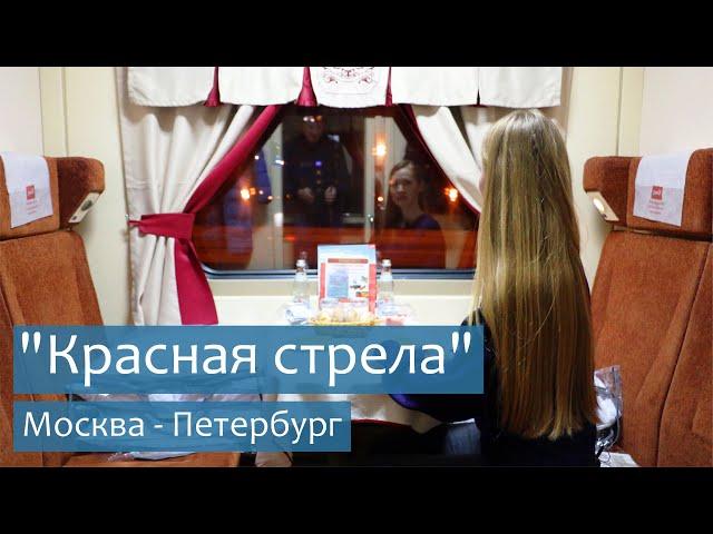 Premium train Krasnaja Strela. Car 1cl. sleeping compt. (review). From Moscow to Saint Petersburg