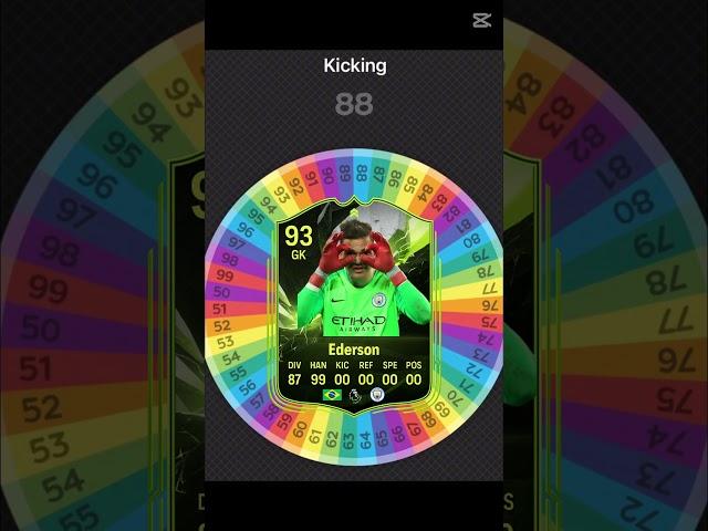 I Re-spun EDERSON Card on FC 25! #fifa #football #spinner