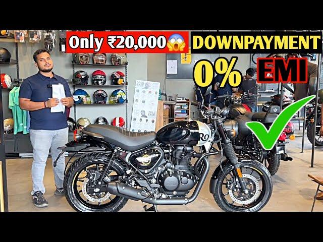 Finally 2024 Top Model RE Hunter 350 का Best Finance EMI Document  || Down Payment ️ || Easy Loan