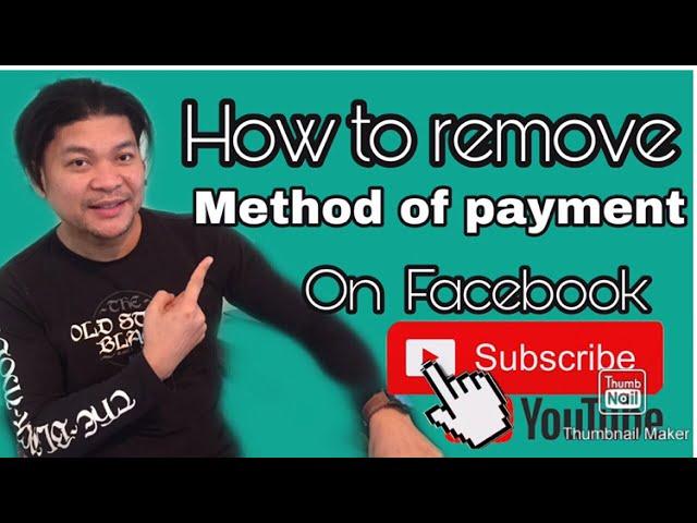 #HOW TO REMOVE PAYMENT METHOD IN FACEBOOK  #TAGALOG #ARDONZTv