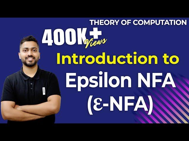 Lec-25: Epsilon NFA in hindi | ε-NFA Formal Definition