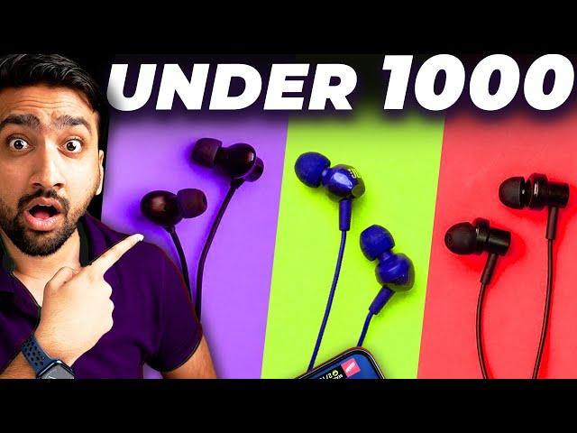 BEST Wired Earphones UNDER 1000 in India 2023ULTIMATE Tests & Comparison!!in Hindi 