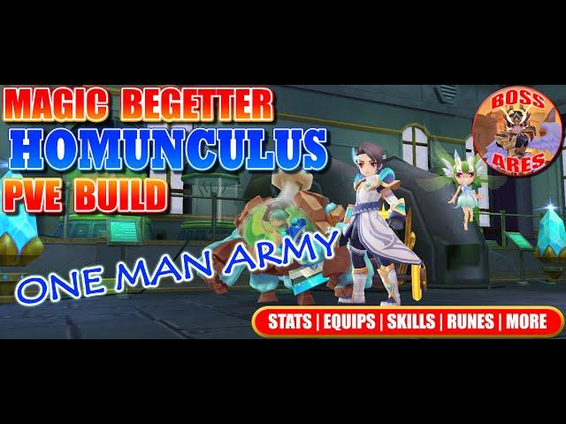 Ragnarok M Eternal Love | Magic Begetter Homunculus PVE Build Guide