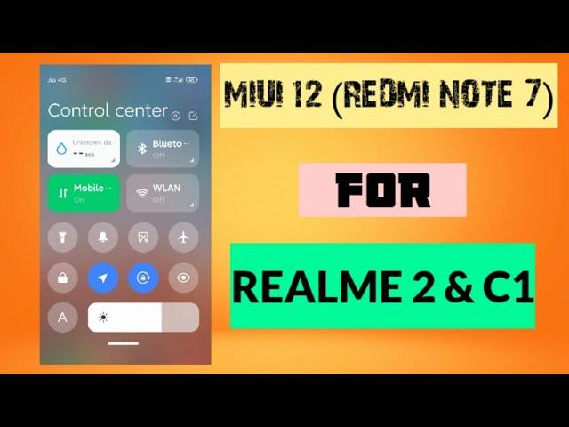 how to install Miui 12(Bita) for realme 2 & C1 (NO PC)