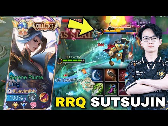 THANK YOU RRQ SUTSUJIN FOR USING LING IN M6 TOURNAMENT!! LING BEST BUILD & EMBLEM 2024