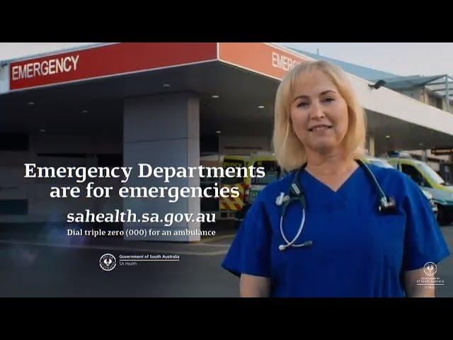 Emergency Departments are for emergencies