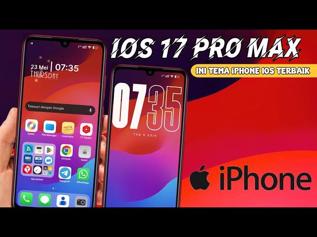 Update Tema iPhone 17 Pro Max Terbaik Tembus Status Bar Untuk OS Hyper OS Xiaomi