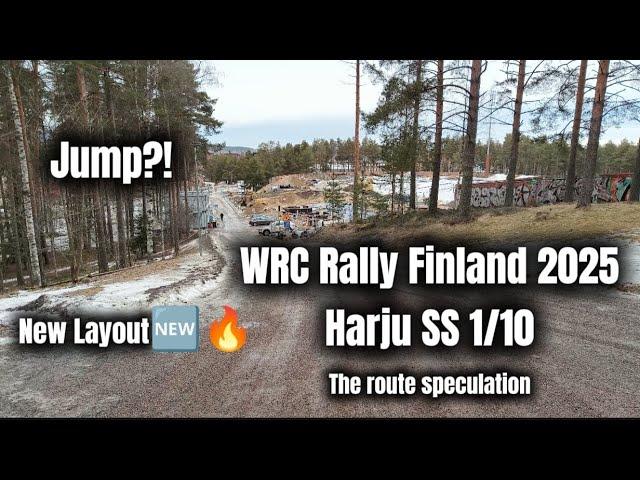 WRC Rally Finland 2025 Harju SS1/10 | New Layout Speculation (Not confirmed route)