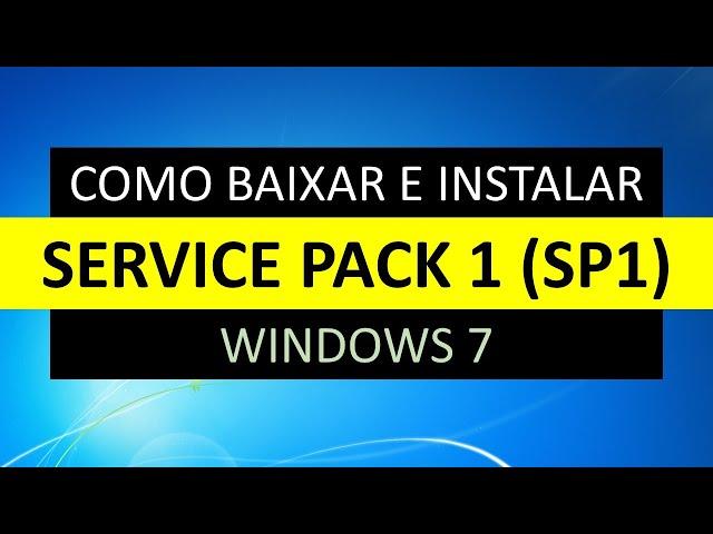 Como instalar o Service Pack 1 no Windows 7 [Método offline]