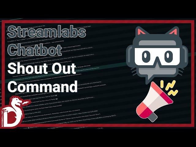 Shout Out Commands in Streamlabs Chatbot