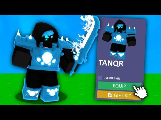 I became the TANQR KIT in Roblox Bedwars