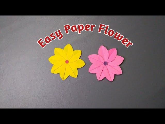 How To Make Paper Flower | Diy Paper Craft | Sadia's Craft World