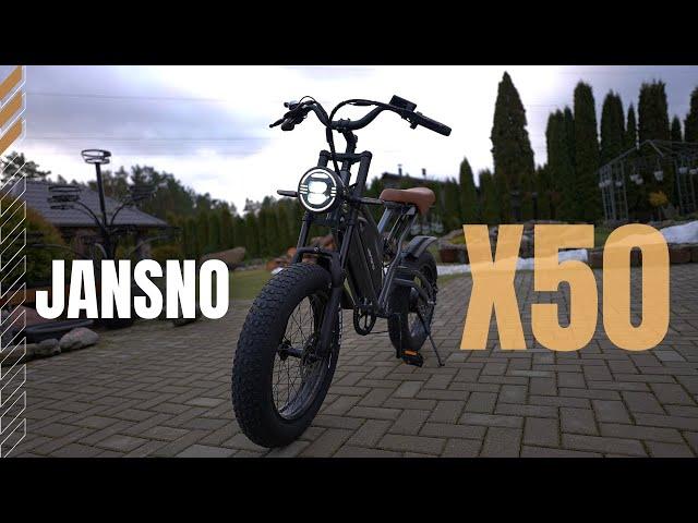 JANSNO X50 Review - Awesome Fat Tire E-bike!