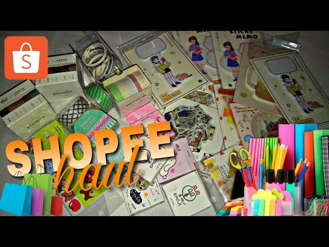 SHOPEE HAUL STATIONERY | Belanja barang murah di shopee