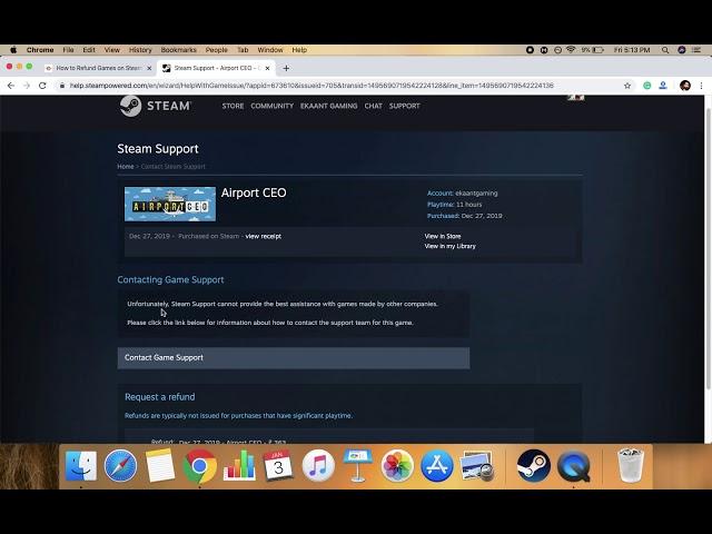 How to Refund Games on Steam - Refund After 14 days or 2 hours+ Gaming