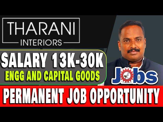 30000 வரை சம்பளத்தில் இன்ஜினியரிங் டிகிரி  / டிப்ளமோ படித்தவர்களுக்கு வேலை 2024 - Tamilnadu Jobs