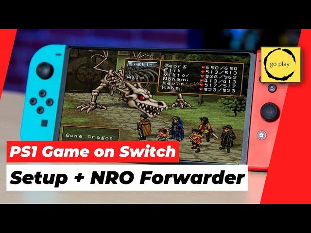 Run PS1 Games on Nintendo Switch - RetroArch Setup and Shortcut Creation (NRO Forwarder)