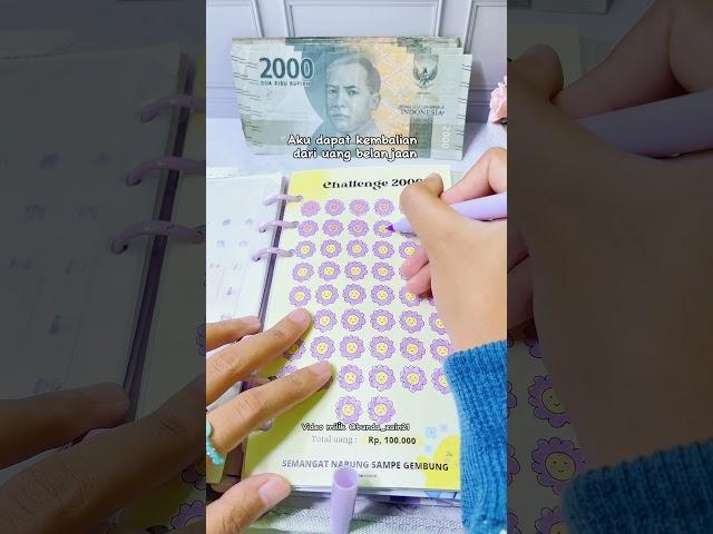 Nabung 2.000 si paling bikin candu #menabung #nabung #savingschallenges #tipsmenabung #nabungsaham