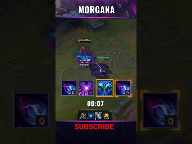 longest possible cc chain #Lol#shorts#morgana